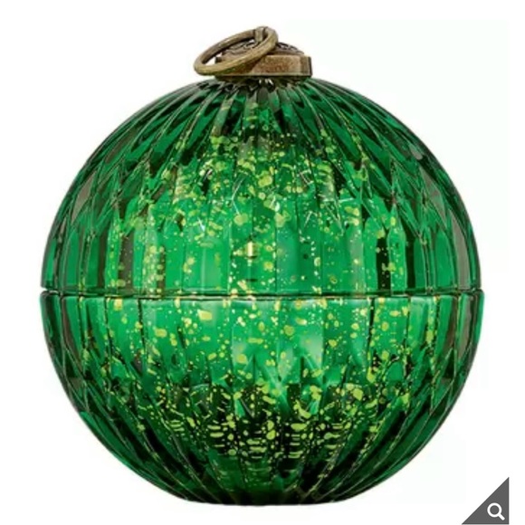 Glass Ornament With LED Candle Set 3 Piece Christmas Holiday - Picture 3 of 6